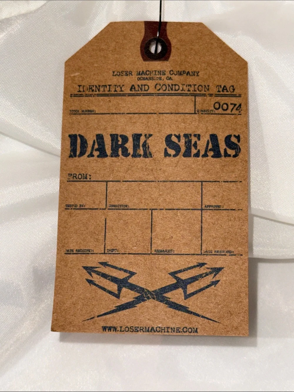 Loser Machine Company Dark Seas Division Waves to Graves Windbreaker Jacket